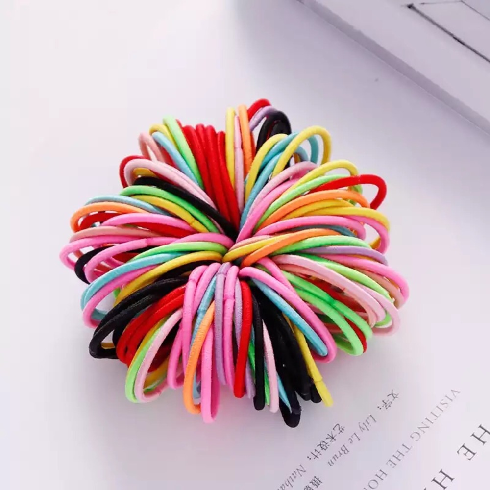 Children Elastic Hair Bands Ponytail Holder